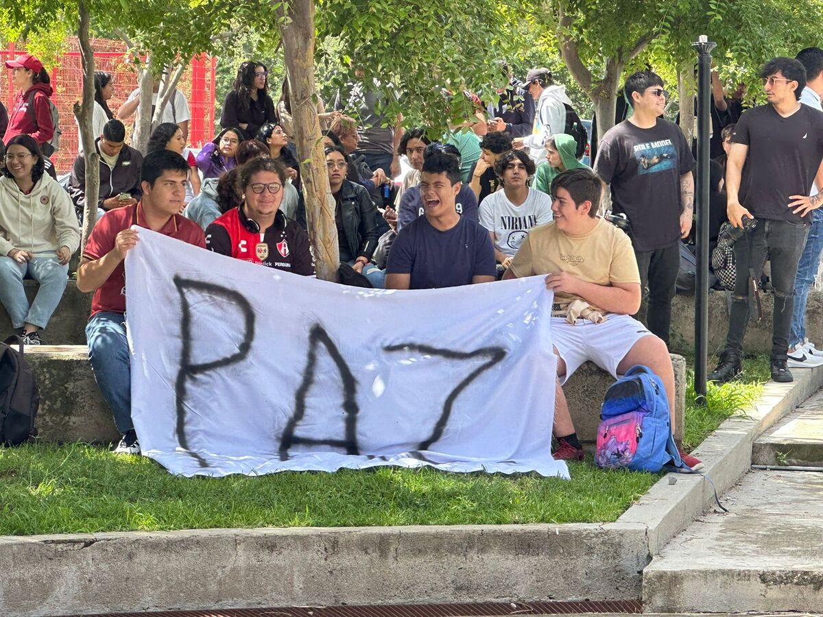 Paro de labores de estudiantes de la UdeG. (Pablo Núñez)
