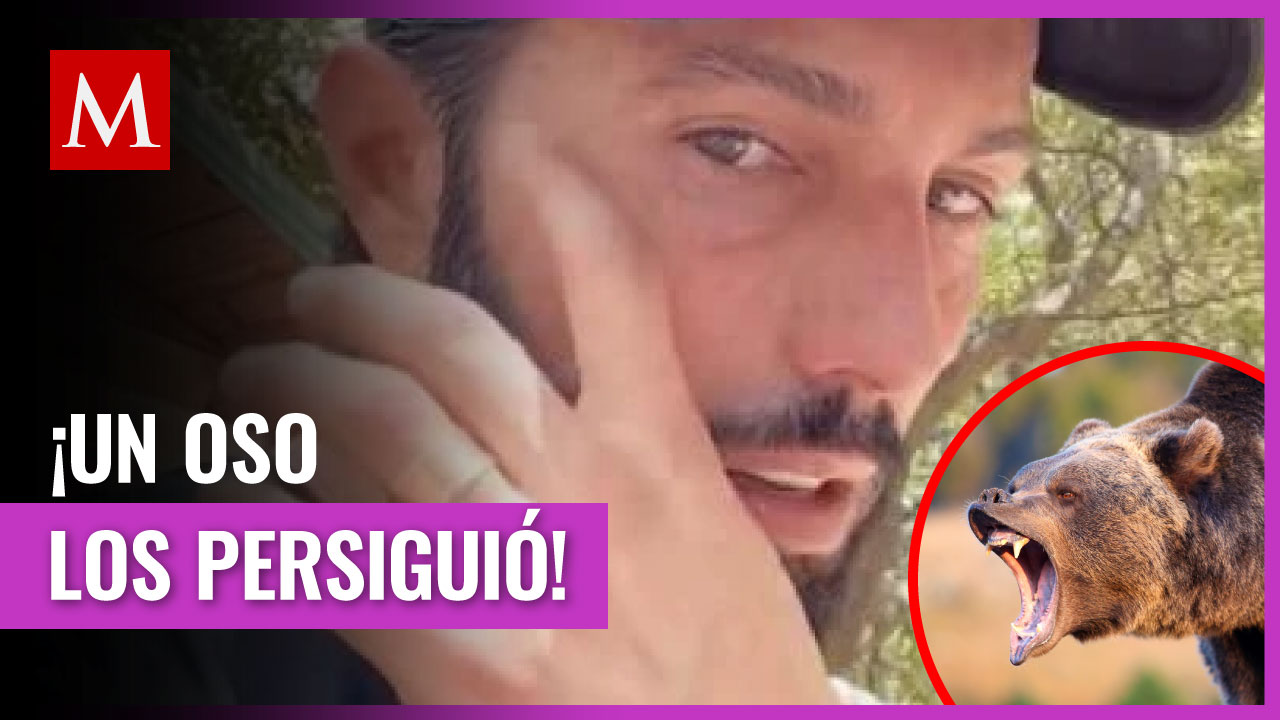 Poncho de Nigris y su hijo son perseguidos por un oso en montaña de Nuevo León