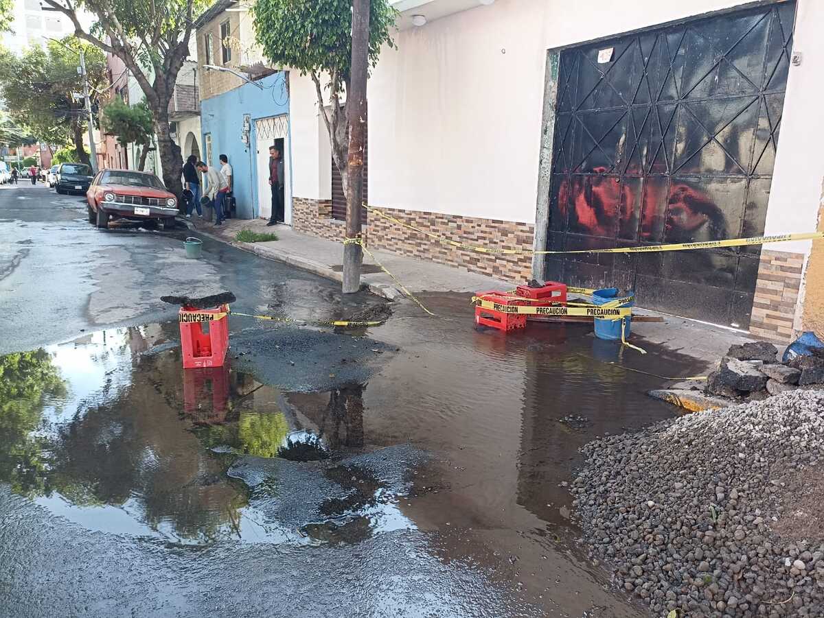 SACMEX informó que la rehabilitación del la toma tomará algunos días de trabajo (Foto: Enrique Luna).