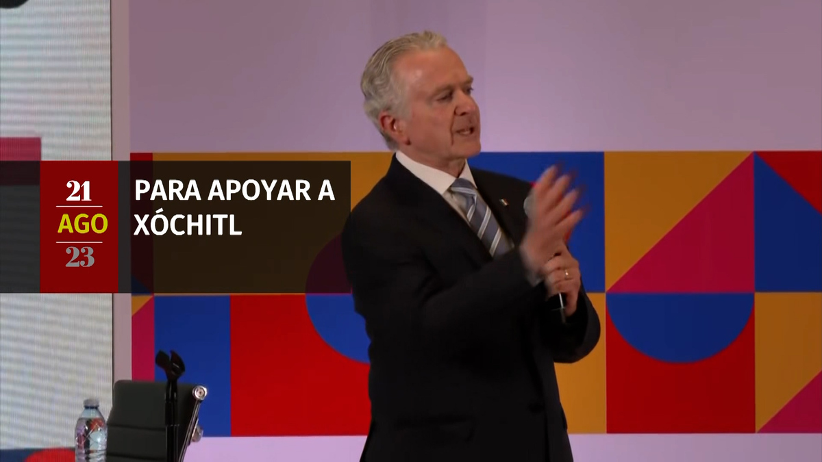 AMLO felicita a Zoé Robledo por permanecer en el IMSS. Pedro Gamboa, 21 de agosto de 2023
