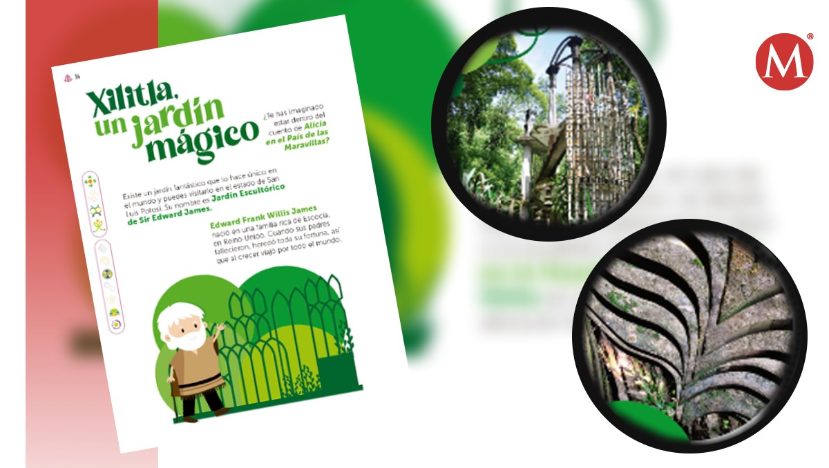 Aparece Jardín Surrealista de Xilitla en libro de texto gratuito