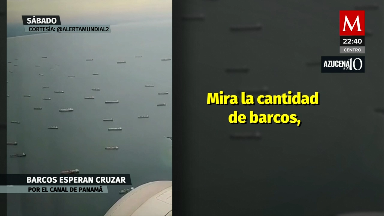 200 Buques Varados en el Canal de Panamá por Fuerte Sequía