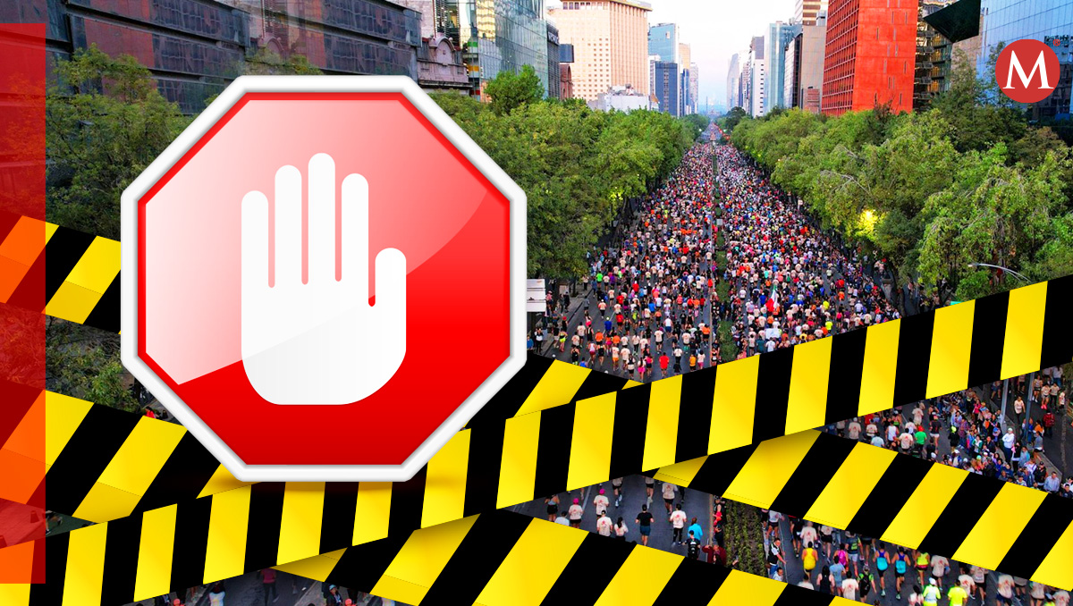 Calles cerradas y alternativas viales por Maratón de CdMx