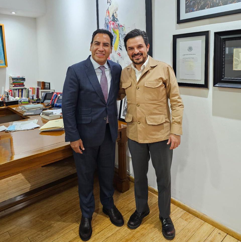 Eduardo Ramírez se reunió con Zoé Robledo. (@ramirezlalo_)