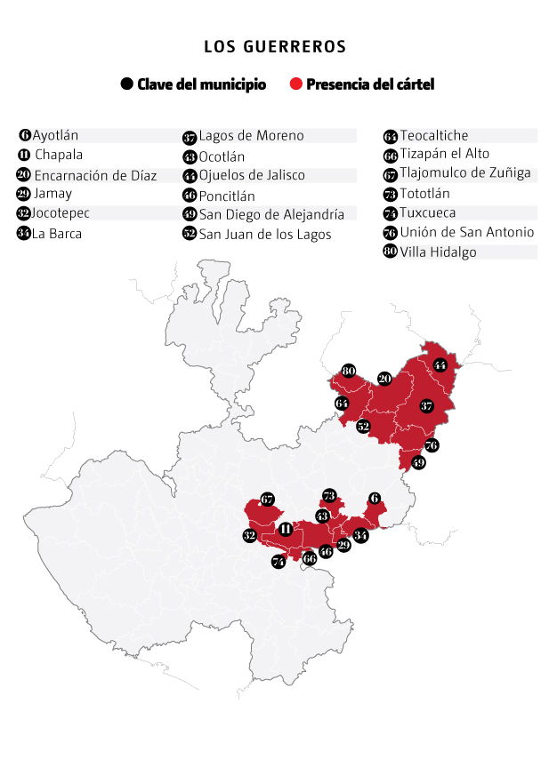 Los Guerreros en Jalisco