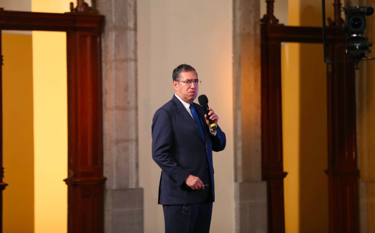 El subsecretario de Seguridad, Luis Rodríguez Buci, en la conferencia de hoy. | Octavio Hoyos