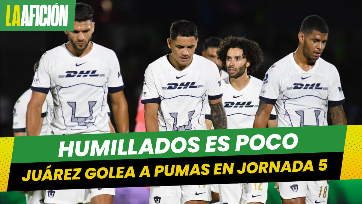 Bravos de Juárez golean y le quitan el invicto a los Pumas de la UNAM