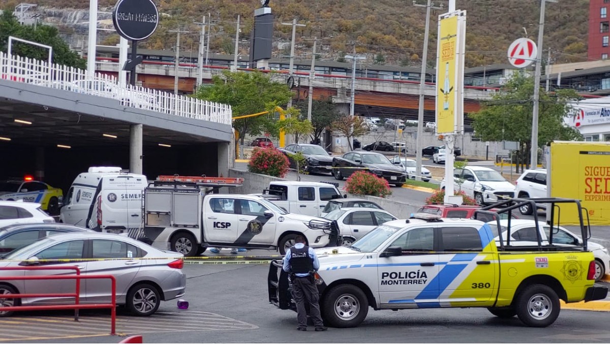 Estacionamiento en centro comercial Blv. Rogelio Cantú y Anillo Periférico. | Foto: Leyda Estrada