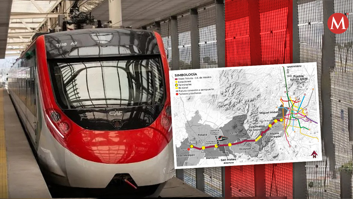 La primera fase contempla la apertura de las estaciones del tramo Zinacantepec-Lerma. (Especial)
