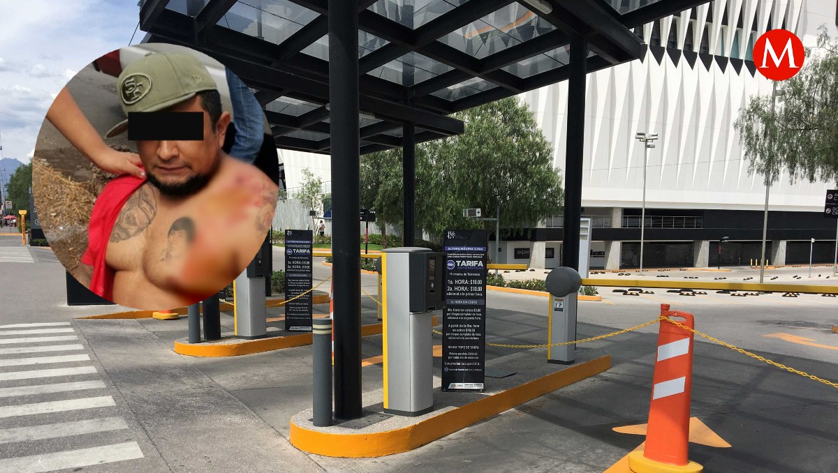 Fernando 'N', alias "La Zorra" es atacado en estacionamiento de centro comercial en Puebla | Diseño Milenio