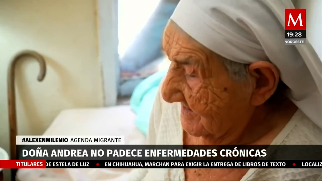 La historia de Andrea, migrante de 103 años en busca de asilo