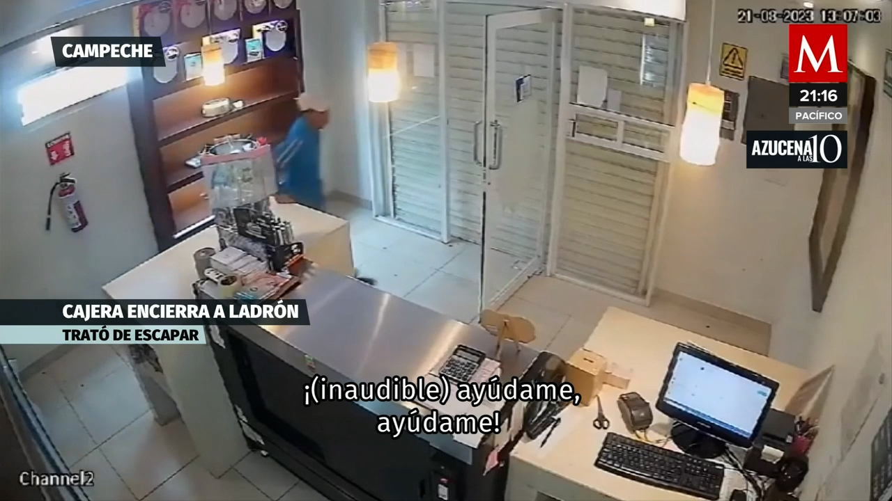 Ladrón Queda Atrapado en Pastelería de Campeche ¡Mira el Sorprendente Video!