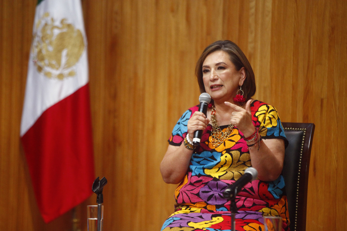 Xóchitl Gálvez estuvo en el Paraninfo de la UdeG. (Fernando Carranza)