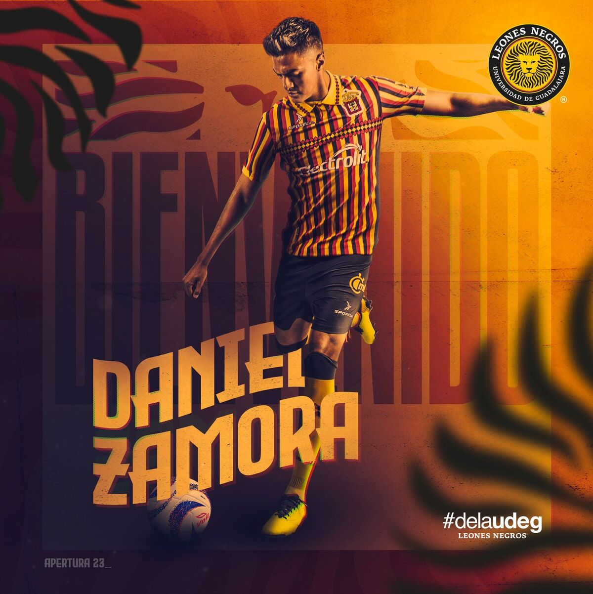 Daniel Zamora es el nuevo refuerzo para los Leones Negros. (Cortesía)