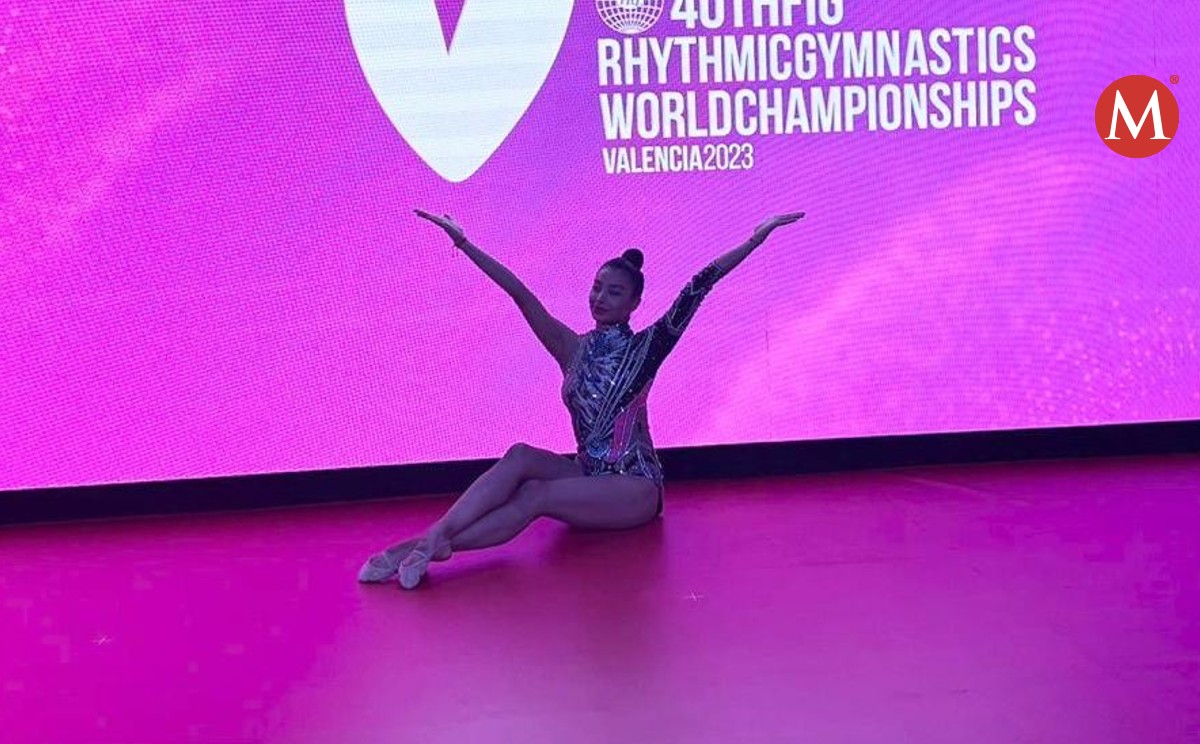 Gimnasta tamaulipeca Kimberly Salazar.