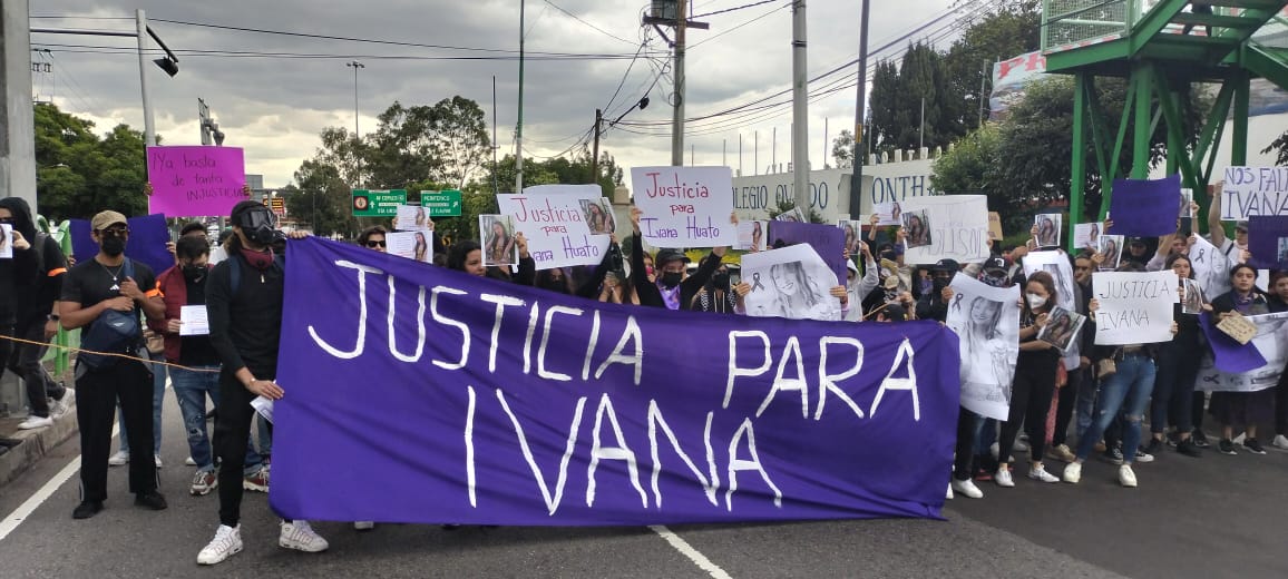 Manifestación por muerte de Ivana Huato. | Especial