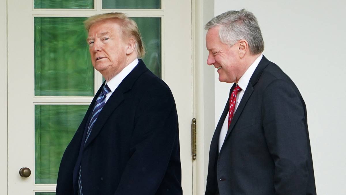 Mark Meadows es uno de los 18 imputados por el caso | AFP