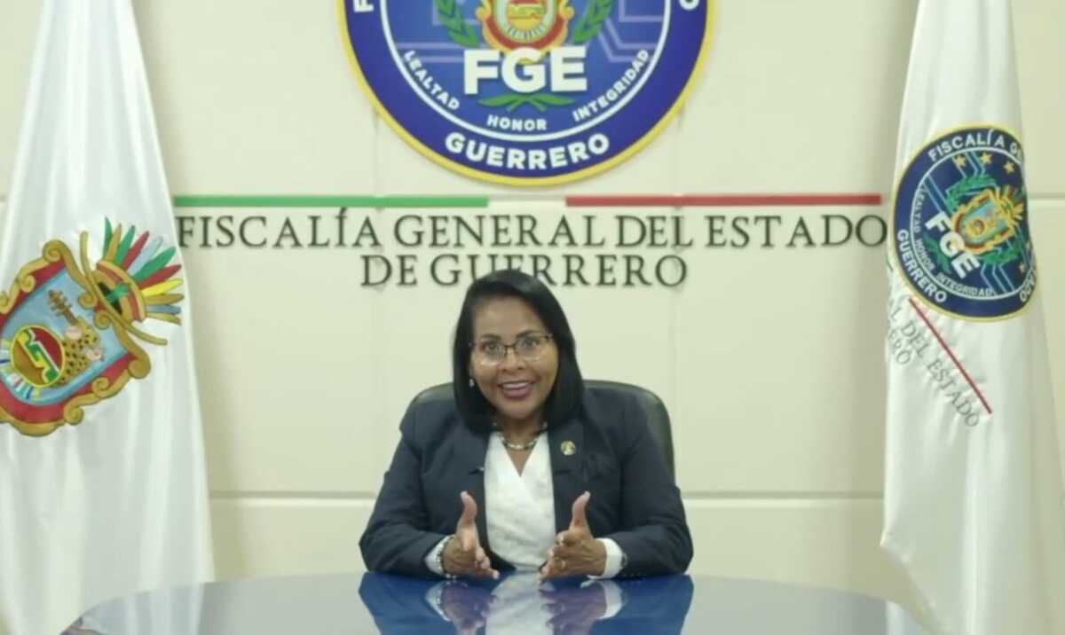 Sandra Luz Valdovinos, titular de la Fiscalía General del Estado de Guerrero, en comunicado sobre el caso de Jacqueline Salgado. | Especial