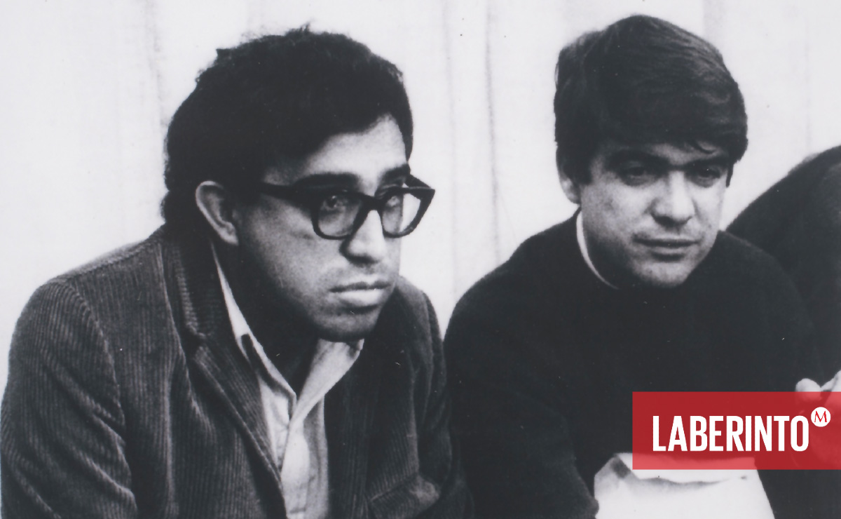 Carlos Monsiváis y Juan García Ponce. (Archivo)