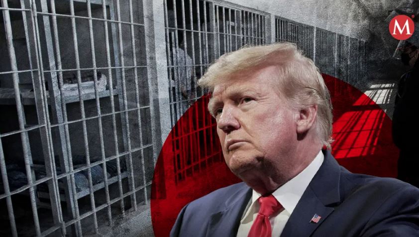 Difunden FOTO de Donald Trump en la cárcel; así lucía la cara del ex presidente de EU