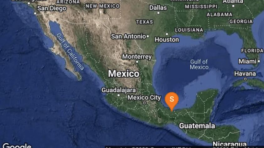Dos sismos de magnitud preliminar 4 sacuden al sur de Veracruz