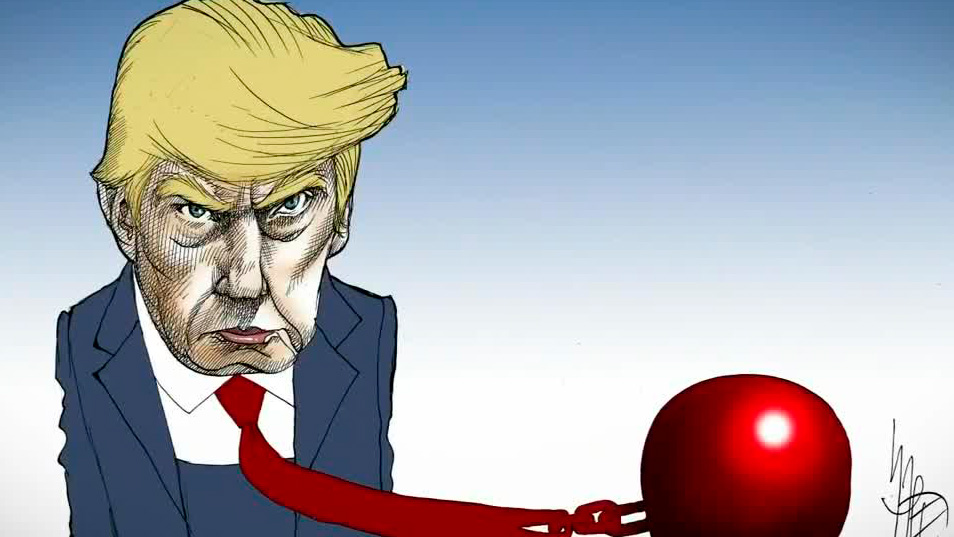 Trump, el primer ex presidente de EU fichado | Los Desplumados de Rapé