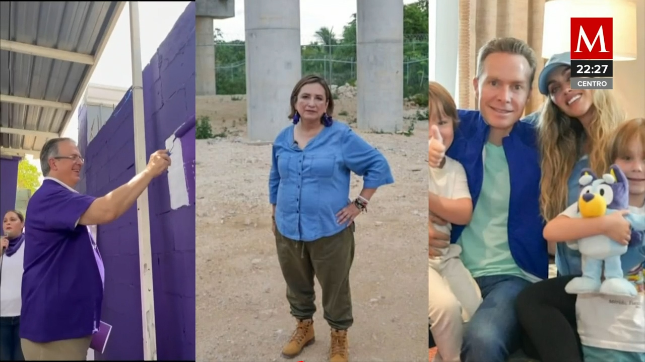 Así cierran las corcholatas sus cierres de actos en redes sociales