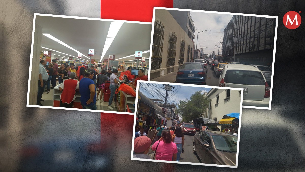 El regreso a clases ha generado aglomeración en tiendas, tanto en calles como en banquetas. César Cubero