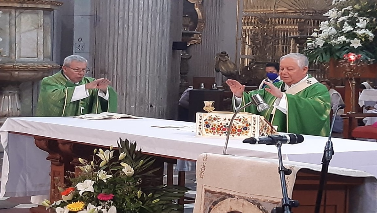 Arzobispo de Puebla ora por eterno descanso de elemento GN asesinado | Jaime Zambrano