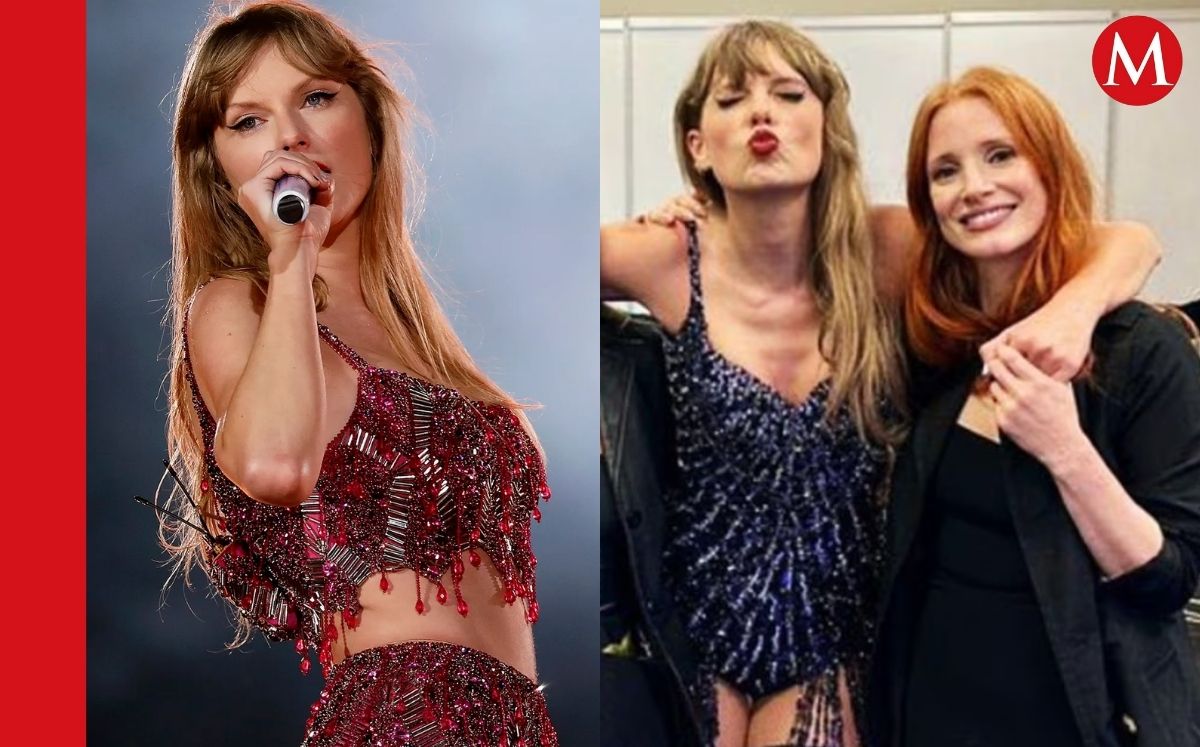 Especial | Jessica Chastain vuela hasta Ciudad de México para ver a Taylor Swift