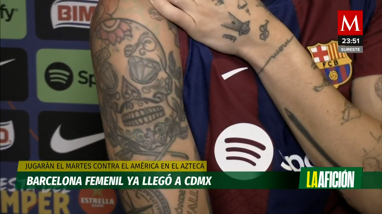 Barcelona Femenino llega a México para disputar electrizantes partidos amistosos