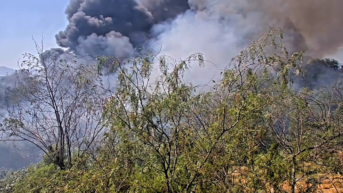 Incendio en Escobedo. | Especial