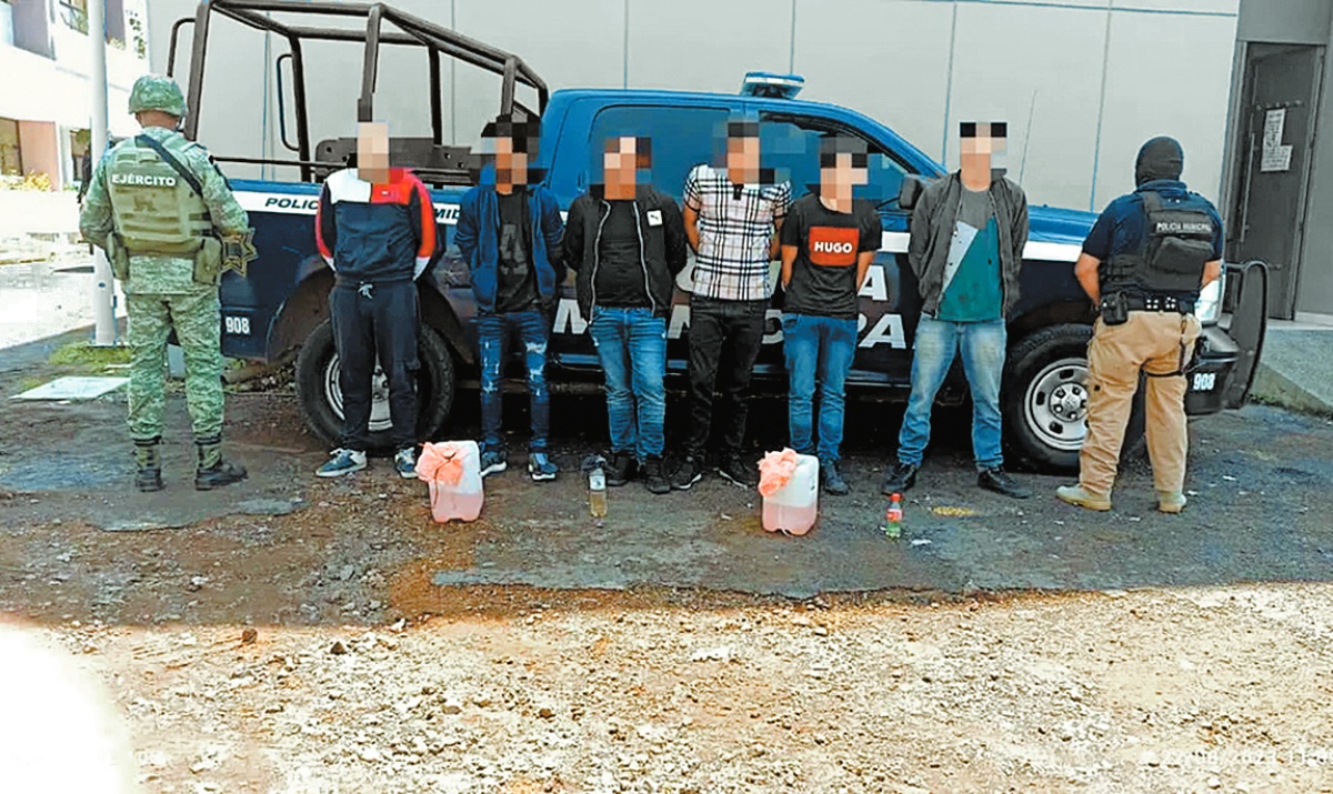 Presuntos responsables de incendiar negocios y unidades vehiculares. Especial