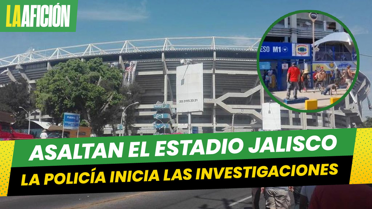Sujetos armados roban dinero de ventas tras el Atlas vs Toluca en el Estadio Jalisco