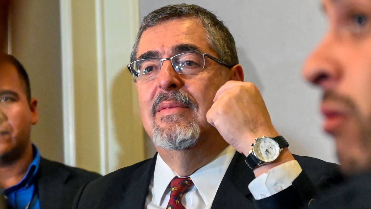Bernardo Arévalo acusó persecución política en su contra | AFP