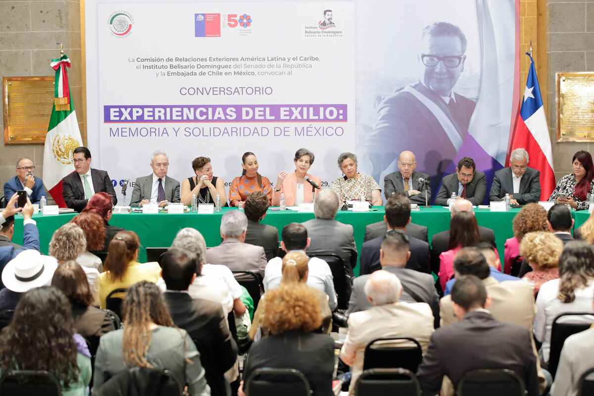 Conversatorio “Experiencias del exilio: memoria y solidaridad de México”. (X)
