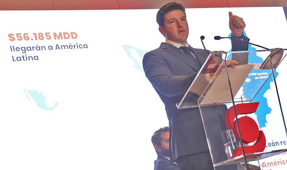 El gobernador Samuel  García Sepúlveda resaltó el trabajo realizado por Nuevo. Foto: Especial