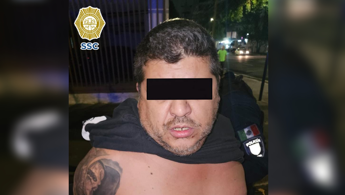 Policías de CdMx lo ubicaron en avenida Ángel Urraza y calle Uxmal.| SSC de CdMx