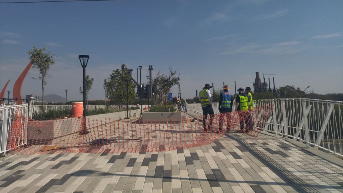El puente será el enlace entre el Parque España y Fundidora. Sandra González
