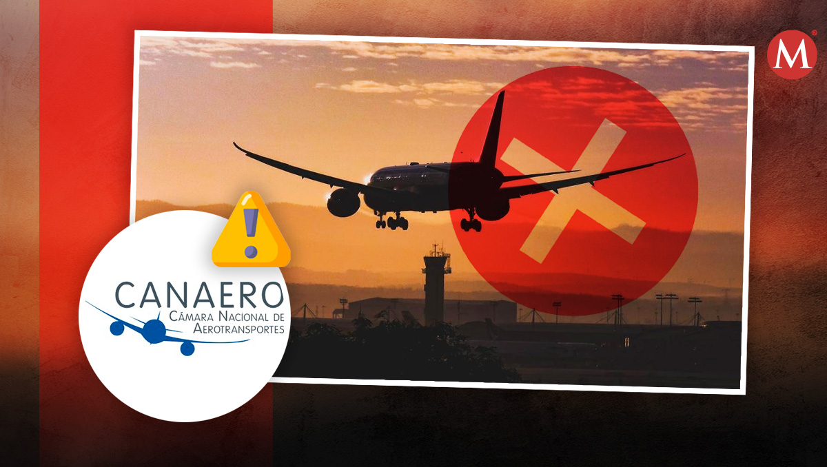 Cámara Nacional de Aerotransporte no aprueba la reducción, que podría afectar negativamente al AICM y al país. Foto: (Especial)