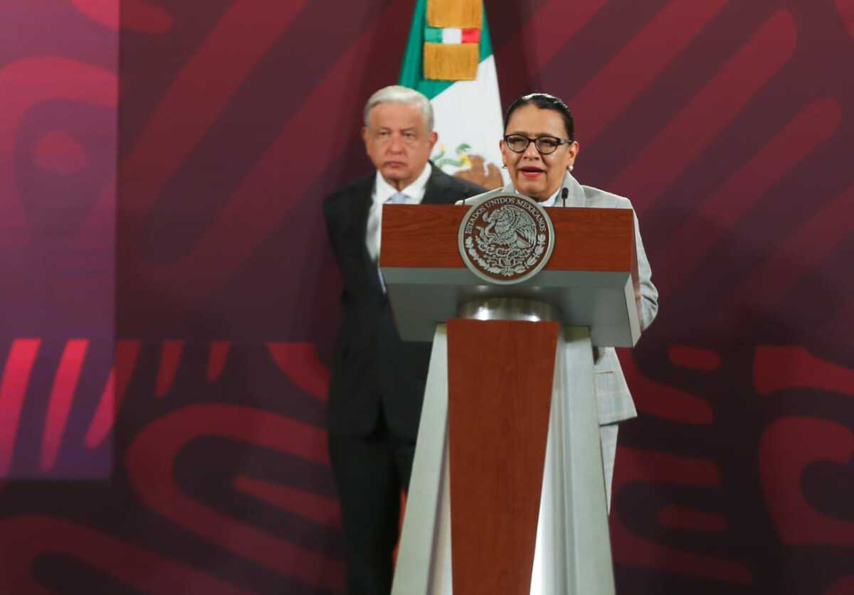 Rosa Icela Rodríguez, titular de SSPC. | Araceli López