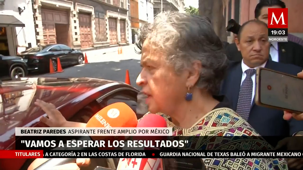 Beatriz Paredes y su postura respetuosa ante la postulación presidencial del Frente Amplio por México