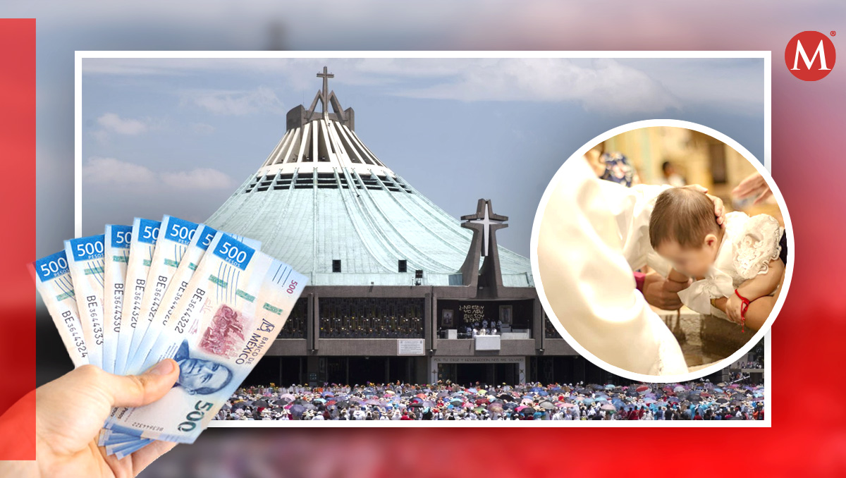 Éste es el precio de un bautizo en la Basílica de Guadalupe| Especial