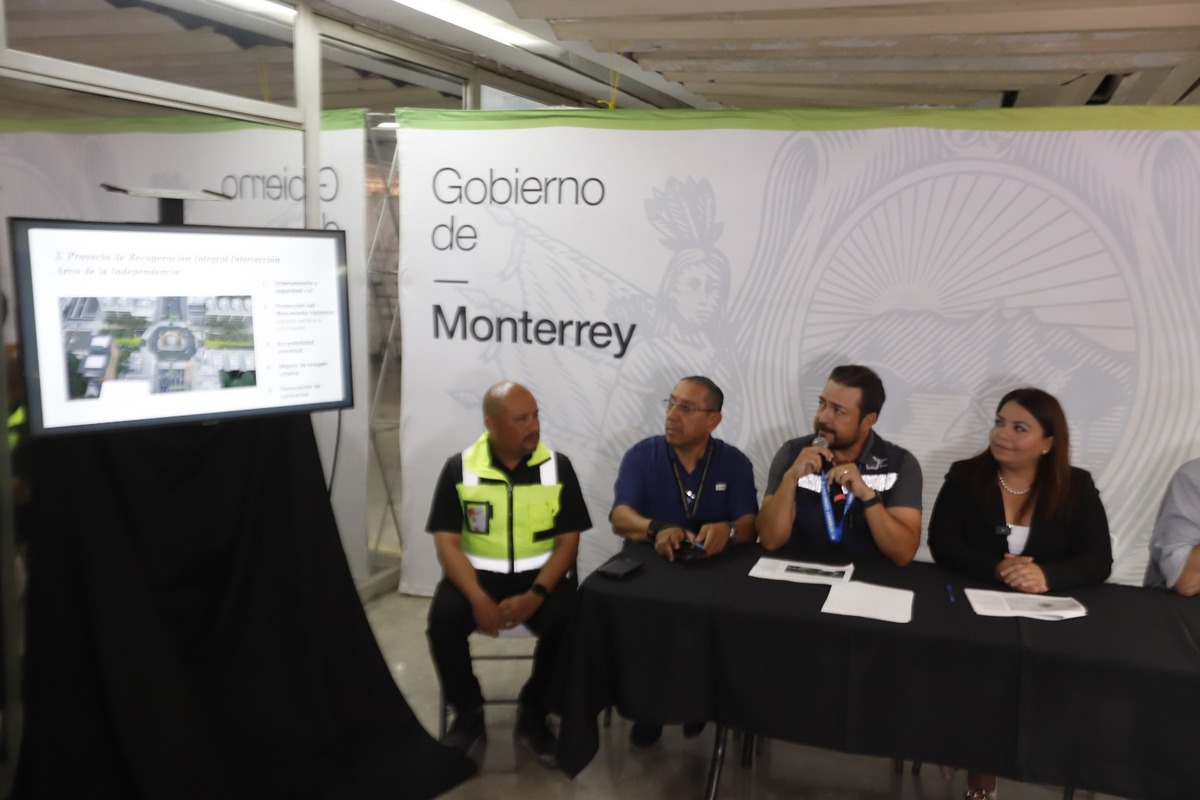 El municipio de Monterrey ofreció una rueda de prensa la tarde de este miércoles. Foto: Especial