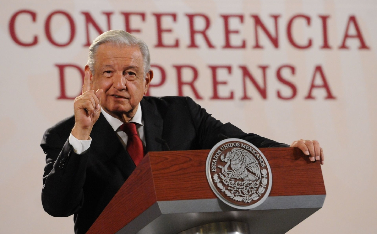El Presidente en el Salón de Tesorería en Palacio Nacional el 30 de agosto. | Cuartoscuro