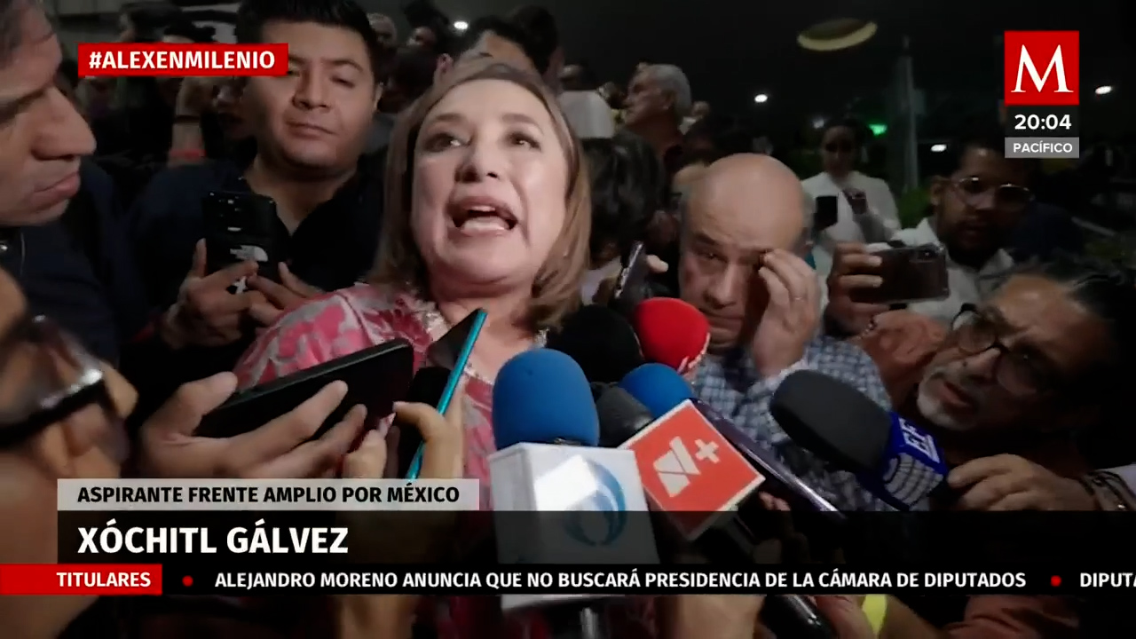 Xóchitl Gálvez; Emoción y compromiso como candidata del Frente Amplio