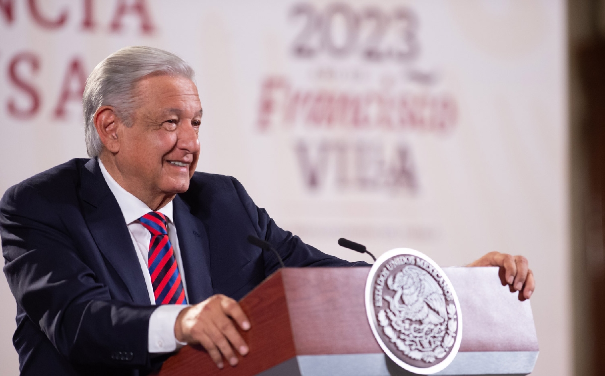 Conferencia de prensa mañanera en el Salón de Tesorería de Palacio Nacional. | Gobierno de México