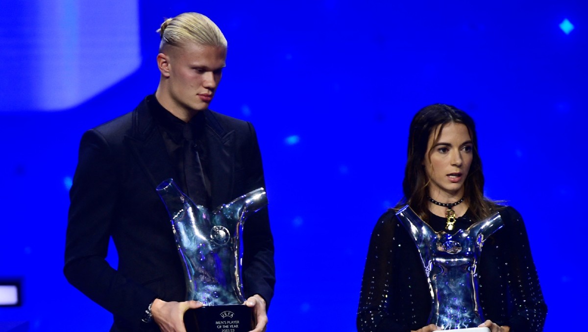 Erling Haaland, mejor jugador del año de la UEFA (Reuters)