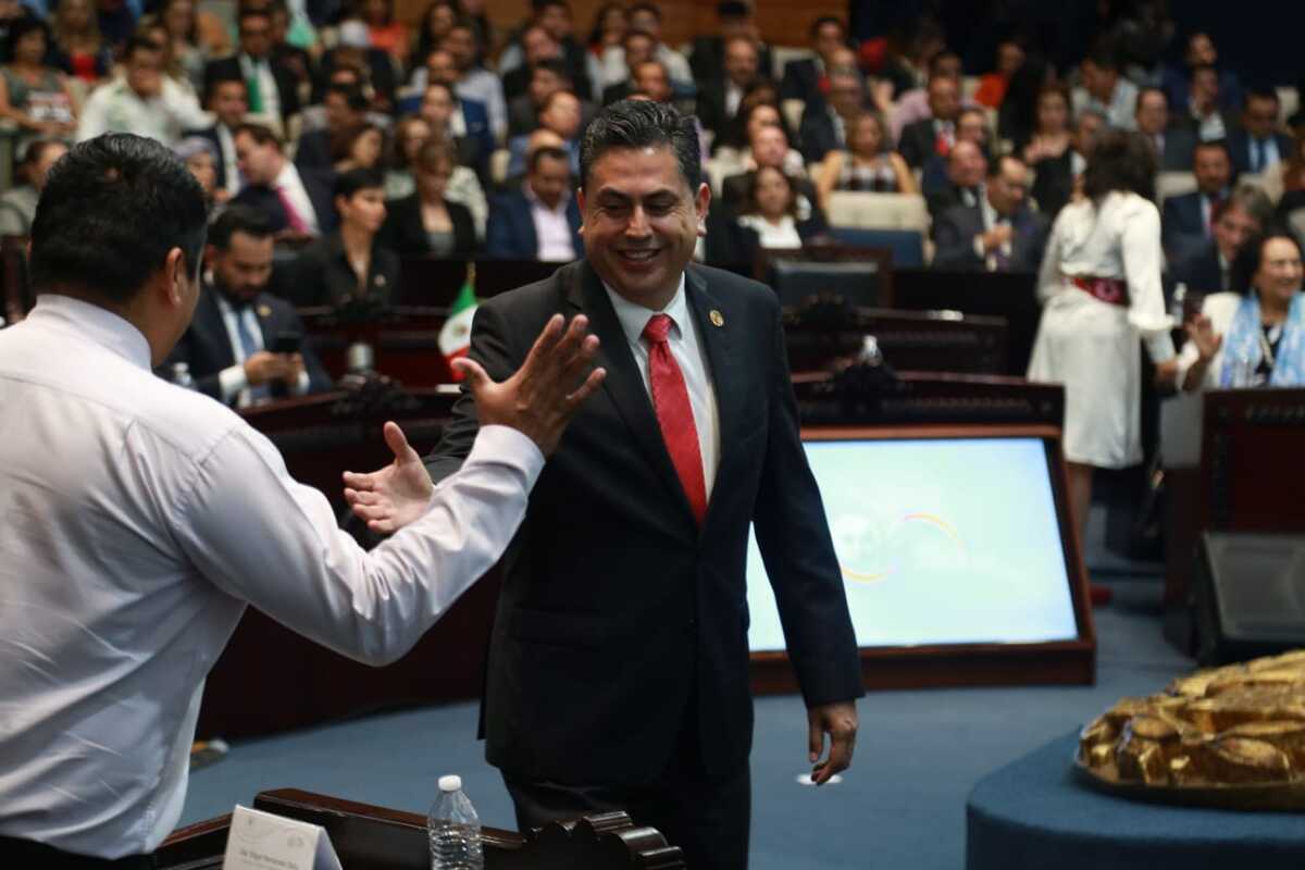 Osiris Leines del PT, asume la presidencia de la Junta de Gobierno en el Congreso local (Maribel Claderón)