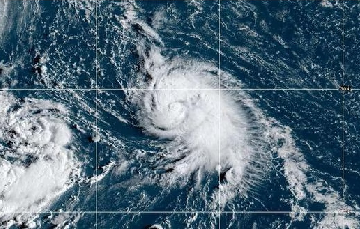 Tormenta tropical 'José' descubierta este jueves en el mar Atlántico (Foto: NOAA)